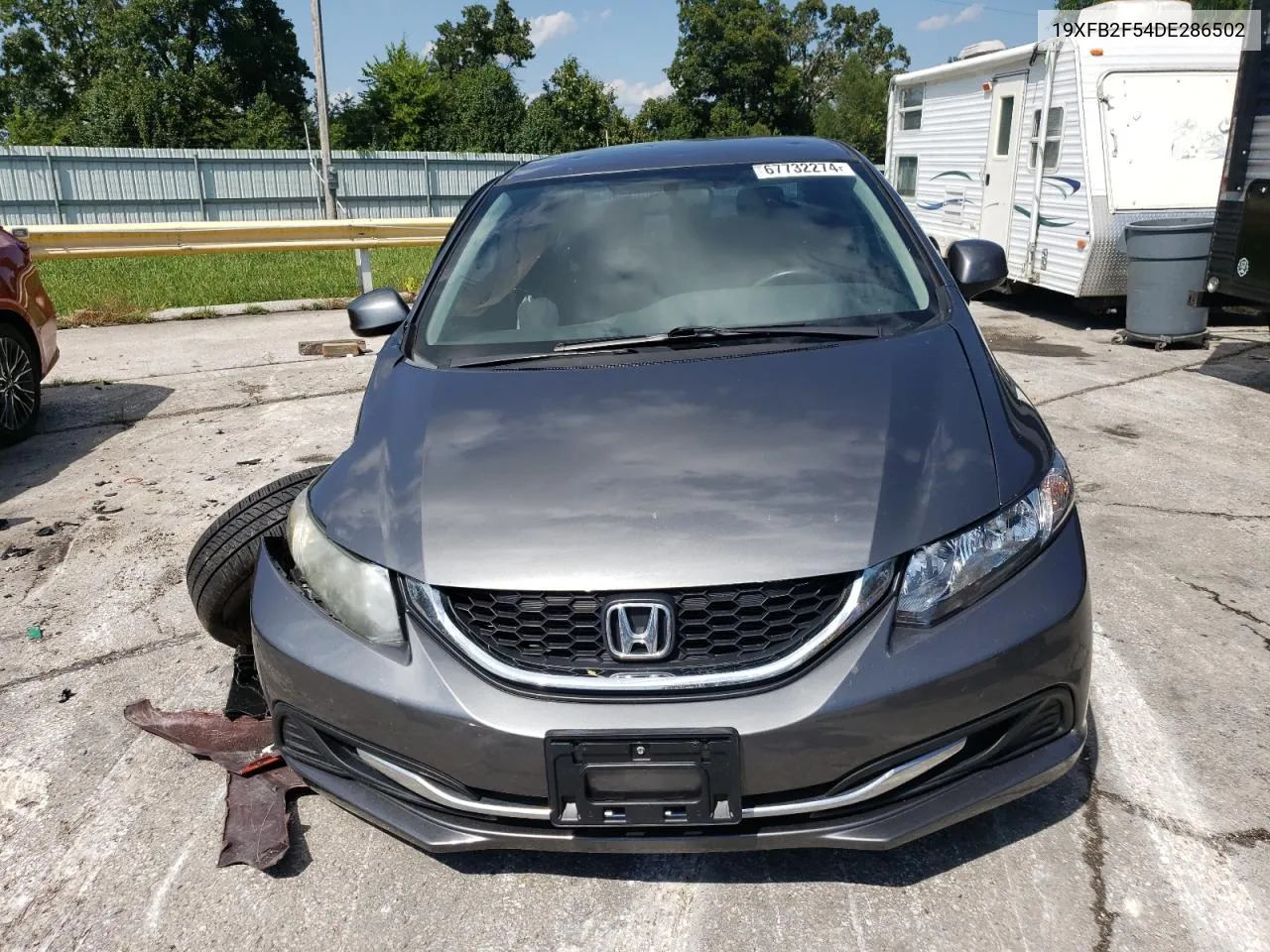 2013 Honda Civic Lx VIN: 19XFB2F54DE286502 Lot: 67732274