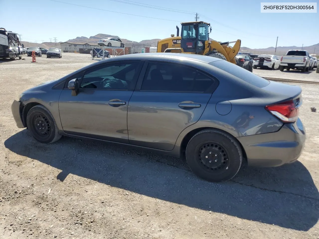 2013 Honda Civic Lx VIN: 2HGFB2F52DH300564 Lot: 67900244