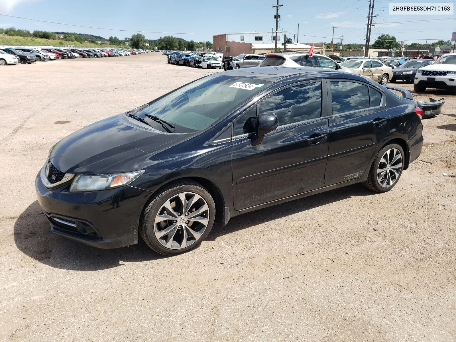 2HGFB6E53DH710153 2013 Honda Civic Si