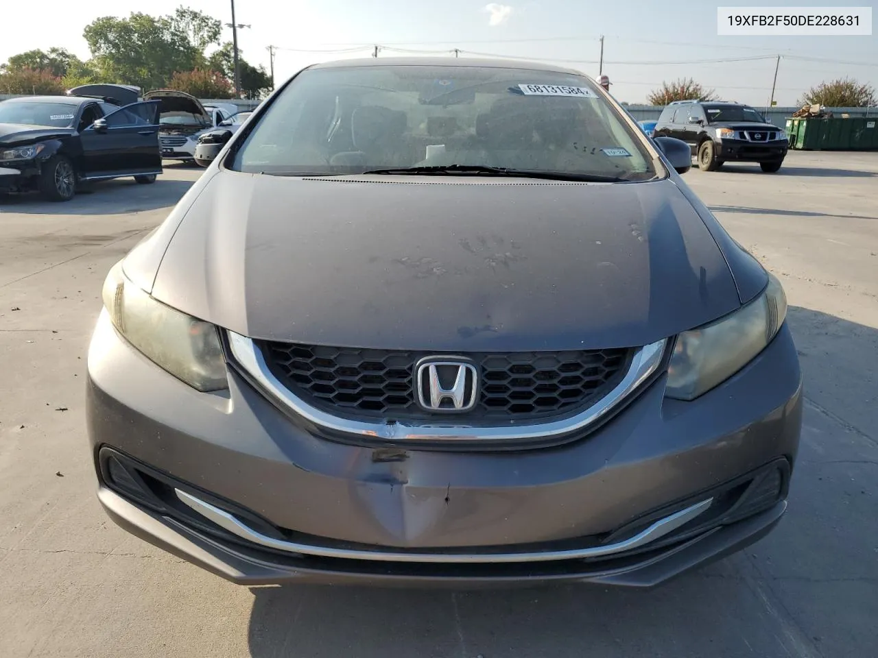 2013 Honda Civic Lx VIN: 19XFB2F50DE228631 Lot: 68131584