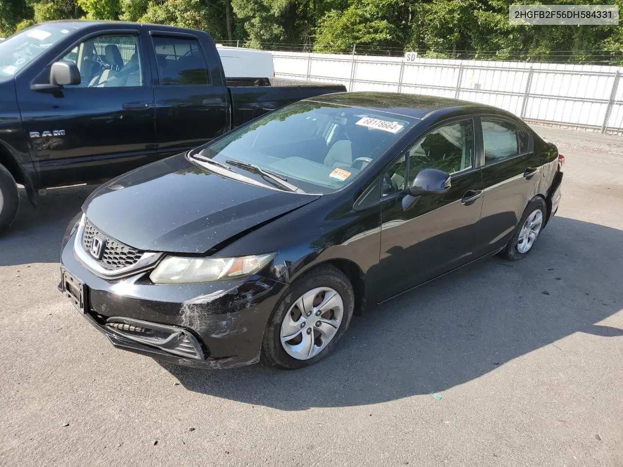 2HGFB2F56DH584331 2013 Honda Civic Lx