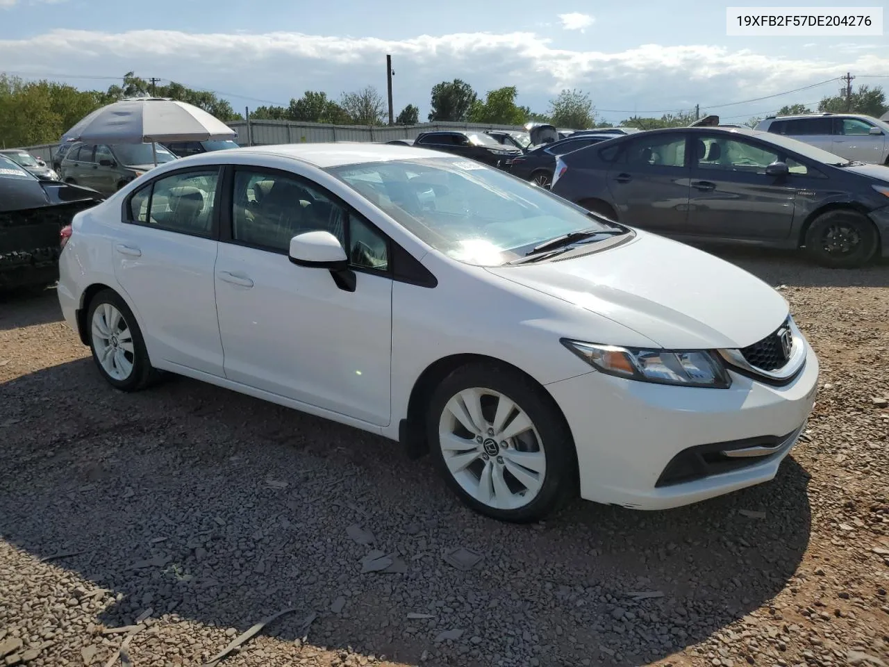 2013 Honda Civic Lx VIN: 19XFB2F57DE204276 Lot: 68319684