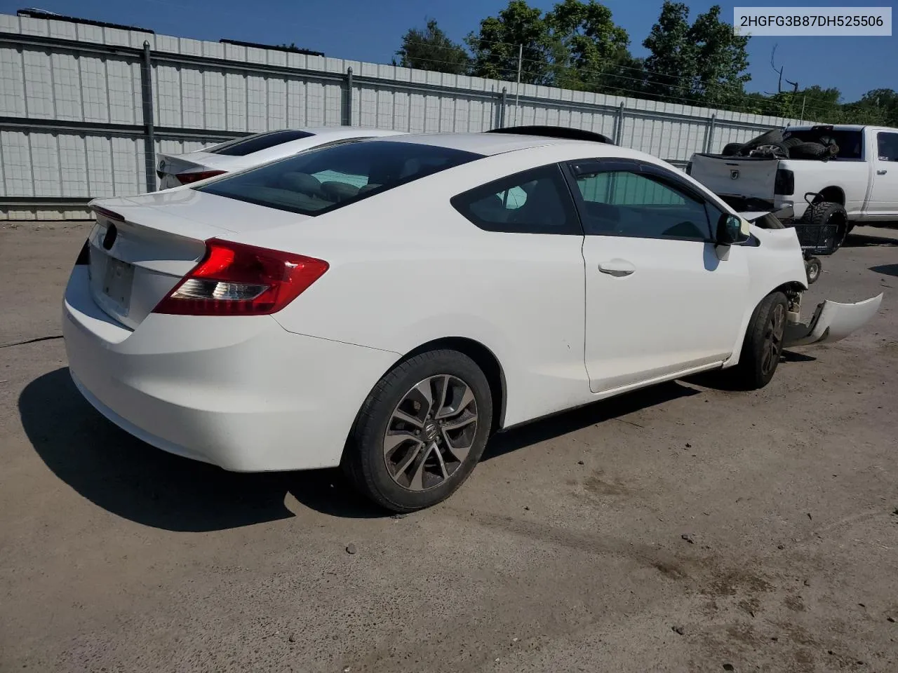 2013 Honda Civic Ex VIN: 2HGFG3B87DH525506 Lot: 68359254