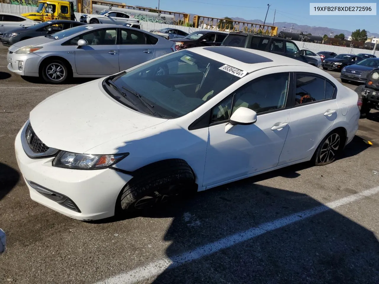 2013 Honda Civic Ex VIN: 19XFB2F8XDE272596 Lot: 68364244