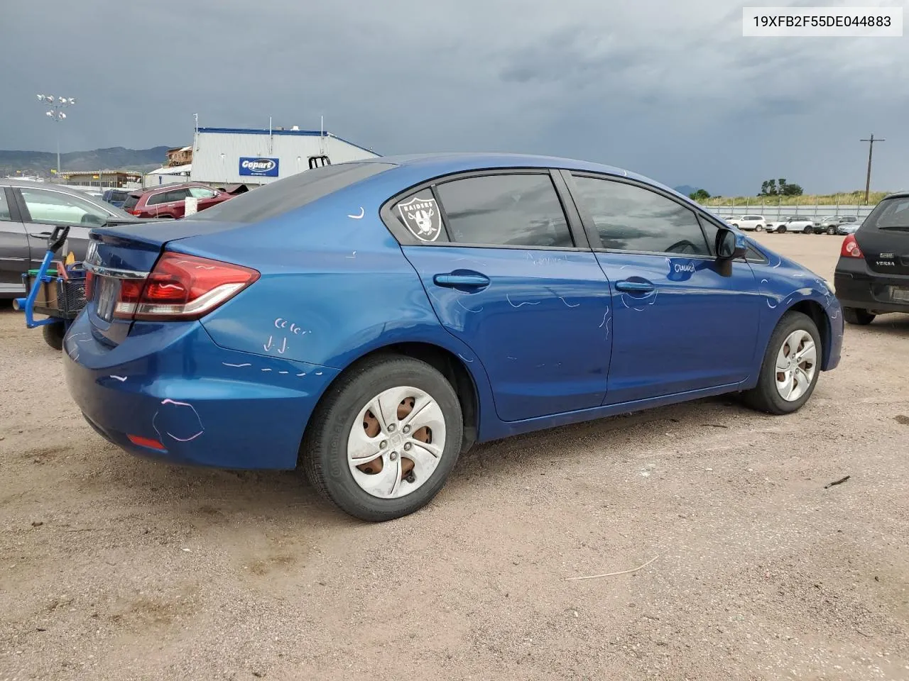 2013 Honda Civic Lx VIN: 19XFB2F55DE044883 Lot: 68768334