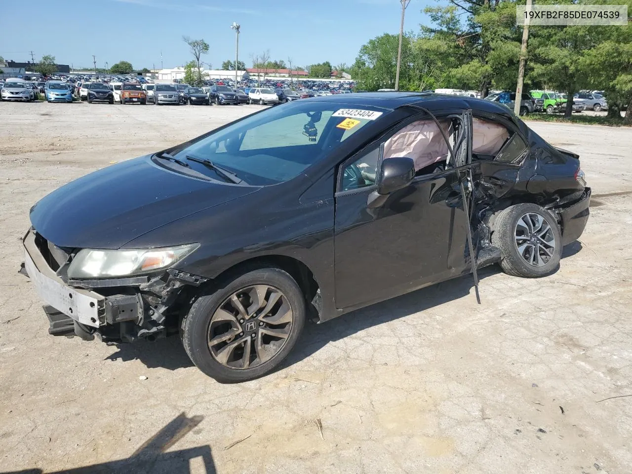 2013 Honda Civic Ex VIN: 19XFB2F85DE074539 Lot: 68971464