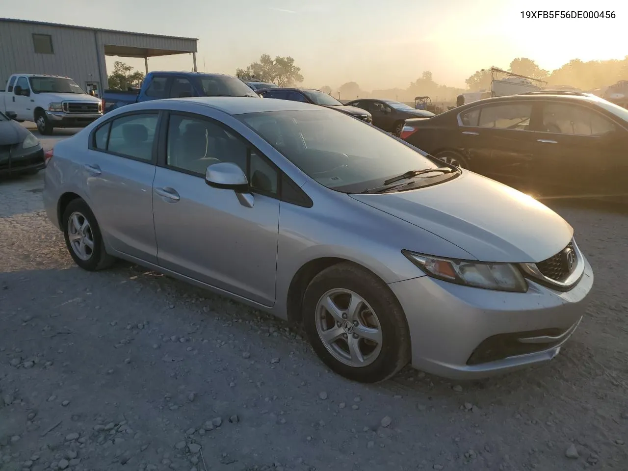 2013 Honda Civic Natural Gas VIN: 19XFB5F56DE000456 Lot: 68982194