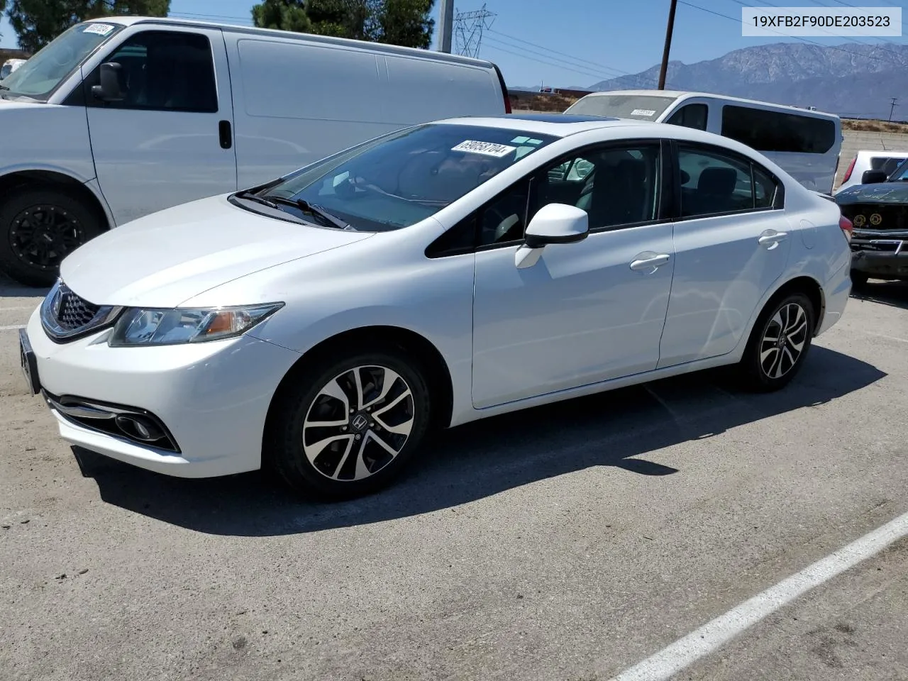 2013 Honda Civic Exl VIN: 19XFB2F90DE203523 Lot: 69058704