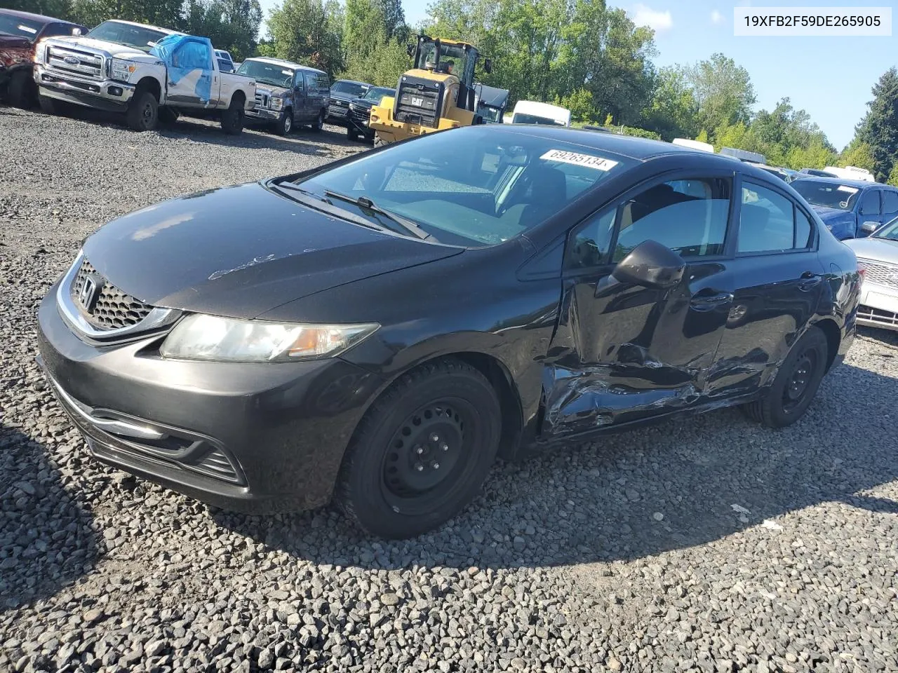 2013 Honda Civic Lx VIN: 19XFB2F59DE265905 Lot: 69265134