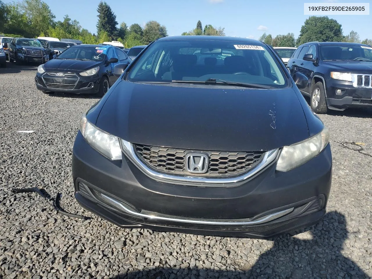 2013 Honda Civic Lx VIN: 19XFB2F59DE265905 Lot: 69265134