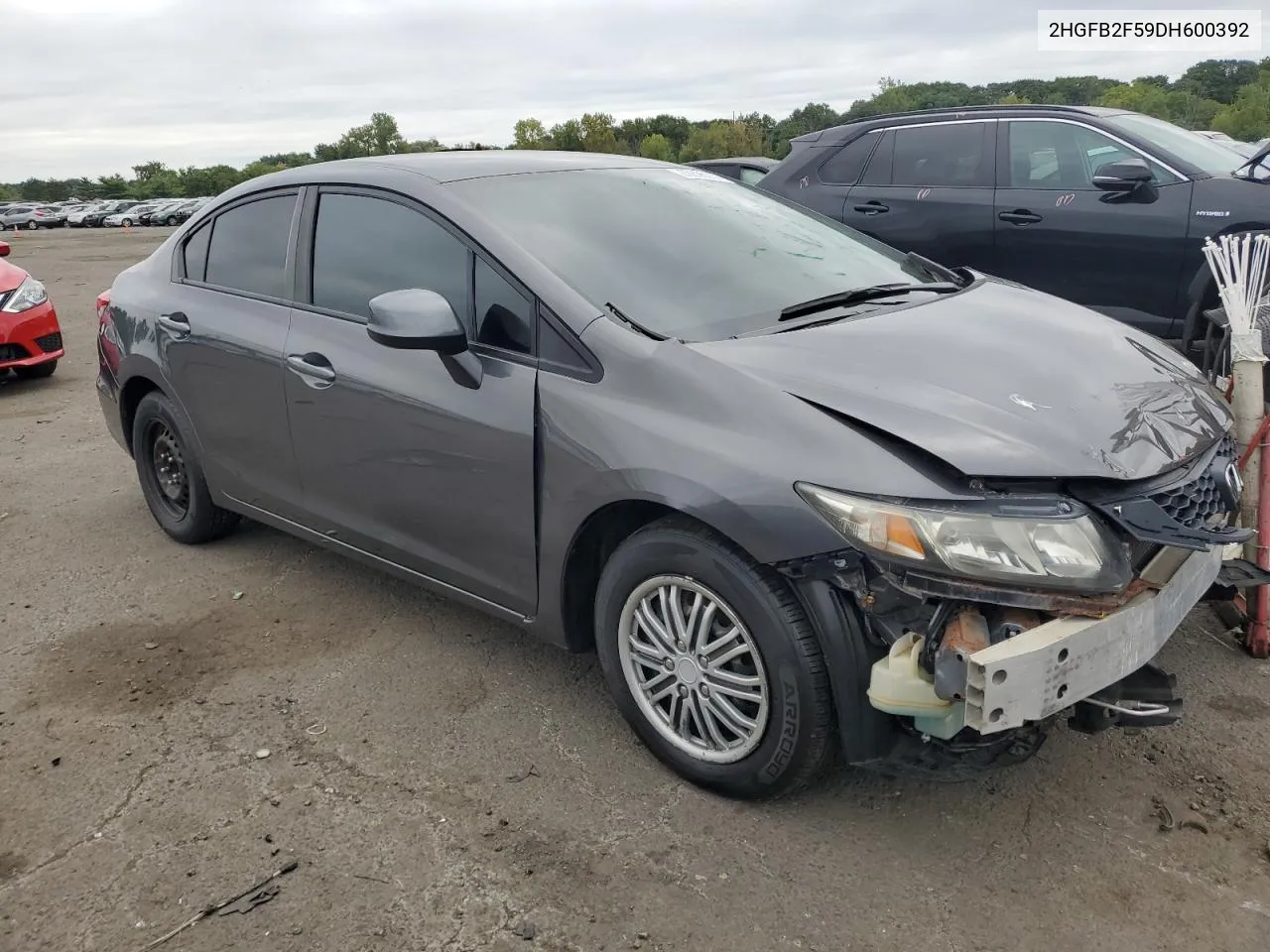 2HGFB2F59DH600392 2013 Honda Civic Lx