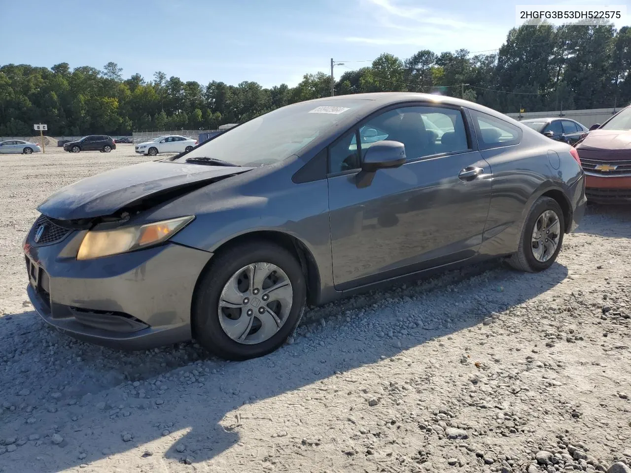 2013 Honda Civic Lx VIN: 2HGFG3B53DH522575 Lot: 69942964