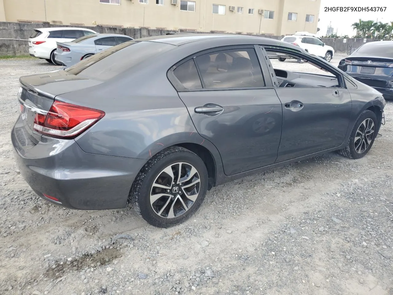 2HGFB2F9XDH543767 2013 Honda Civic Exl