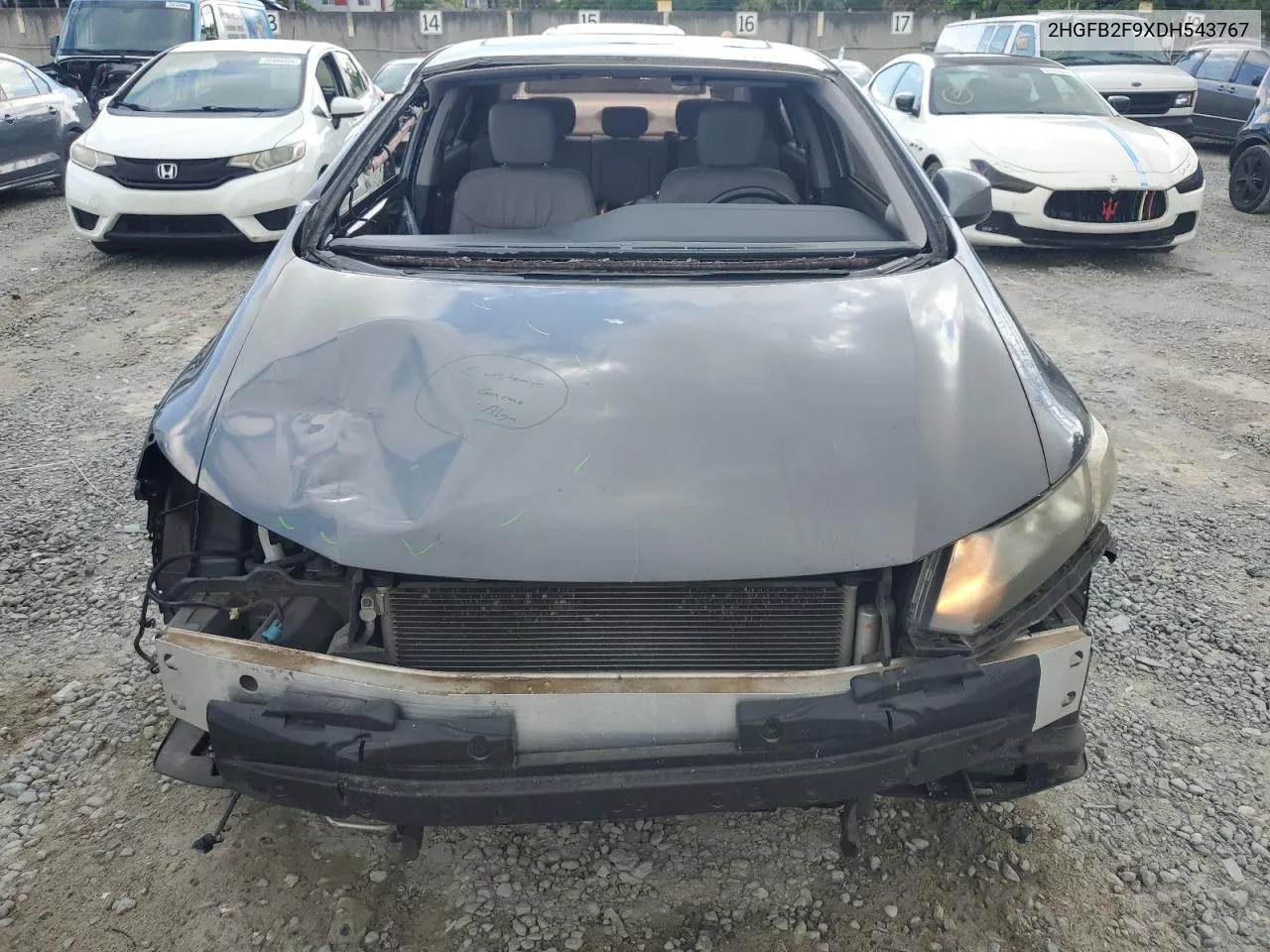 2HGFB2F9XDH543767 2013 Honda Civic Exl