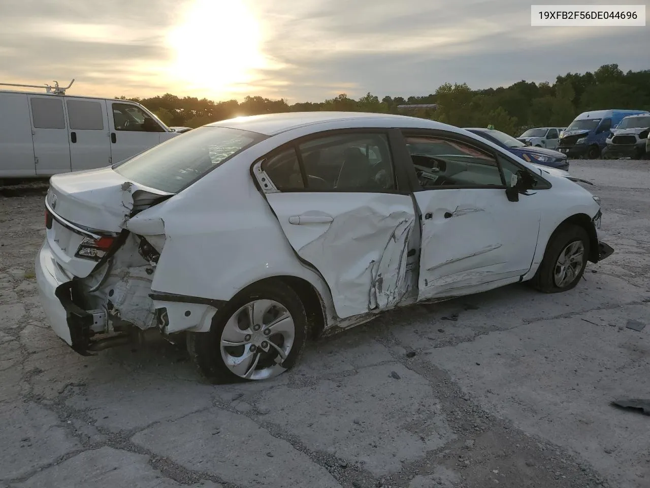 2013 Honda Civic Lx VIN: 19XFB2F56DE044696 Lot: 70081464