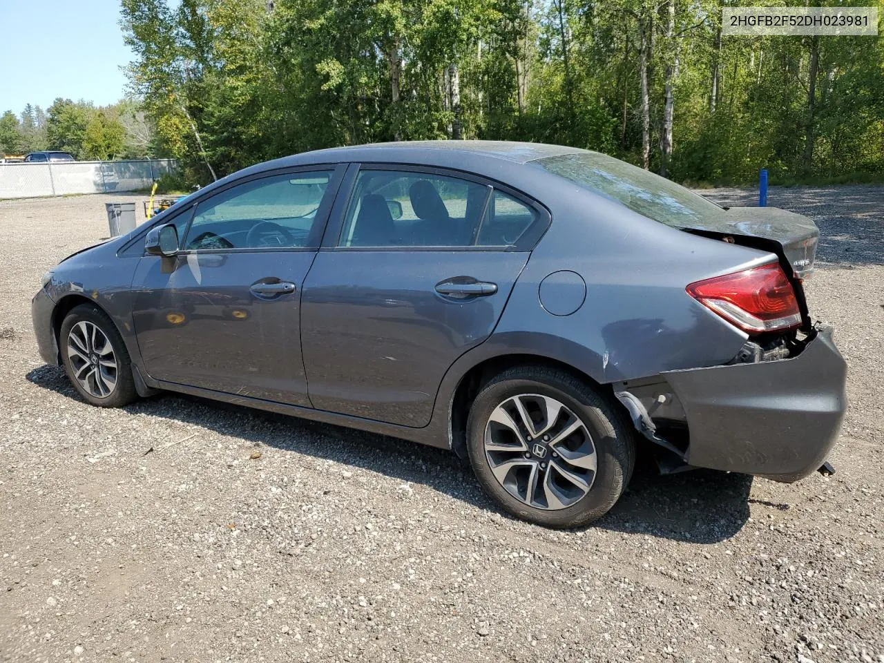 2013 Honda Civic Lx VIN: 2HGFB2F52DH023981 Lot: 70179134