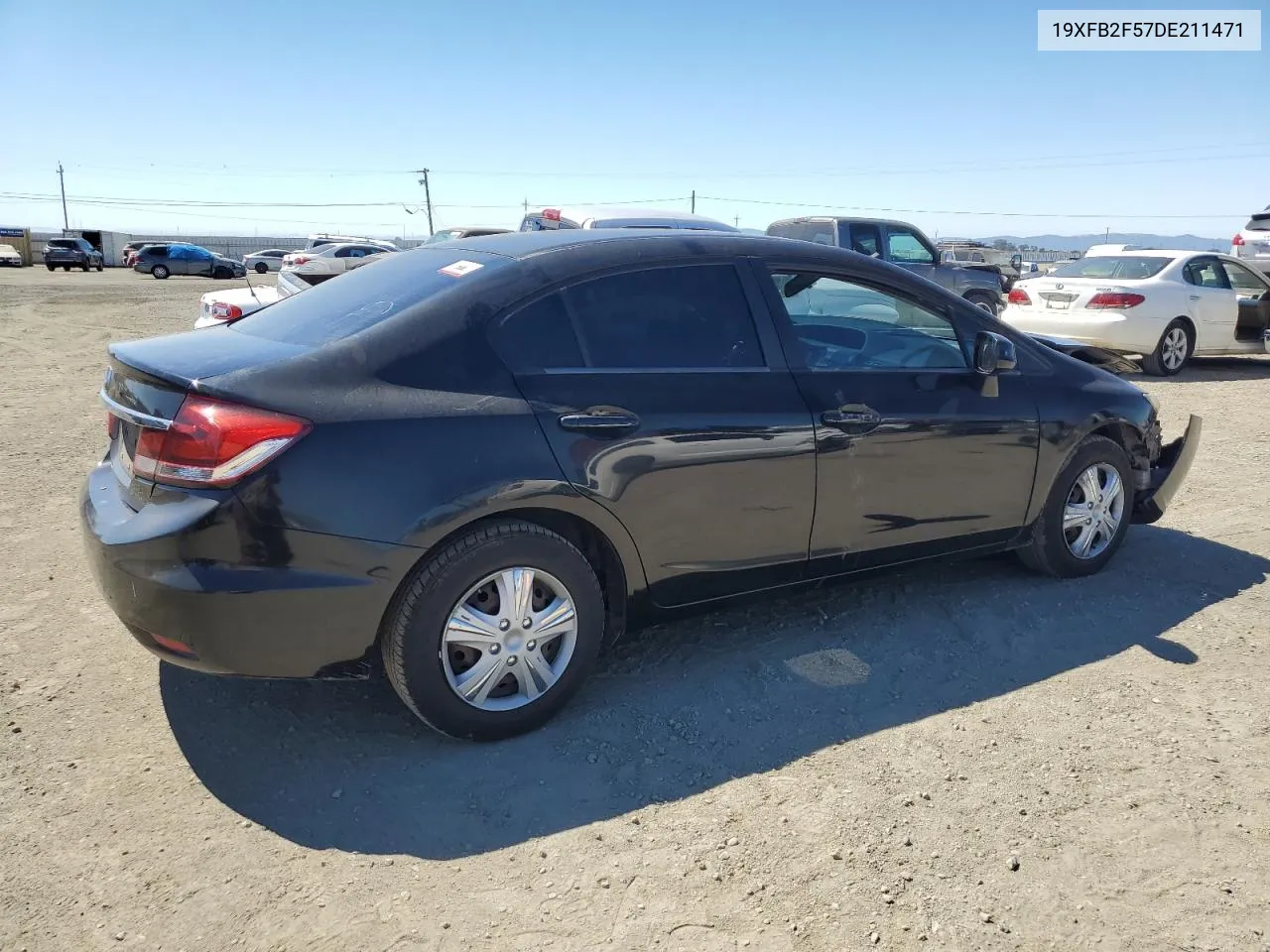 2013 Honda Civic Lx VIN: 19XFB2F57DE211471 Lot: 70270984