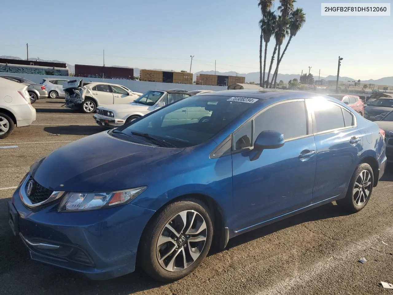 2HGFB2F81DH512060 2013 Honda Civic Ex