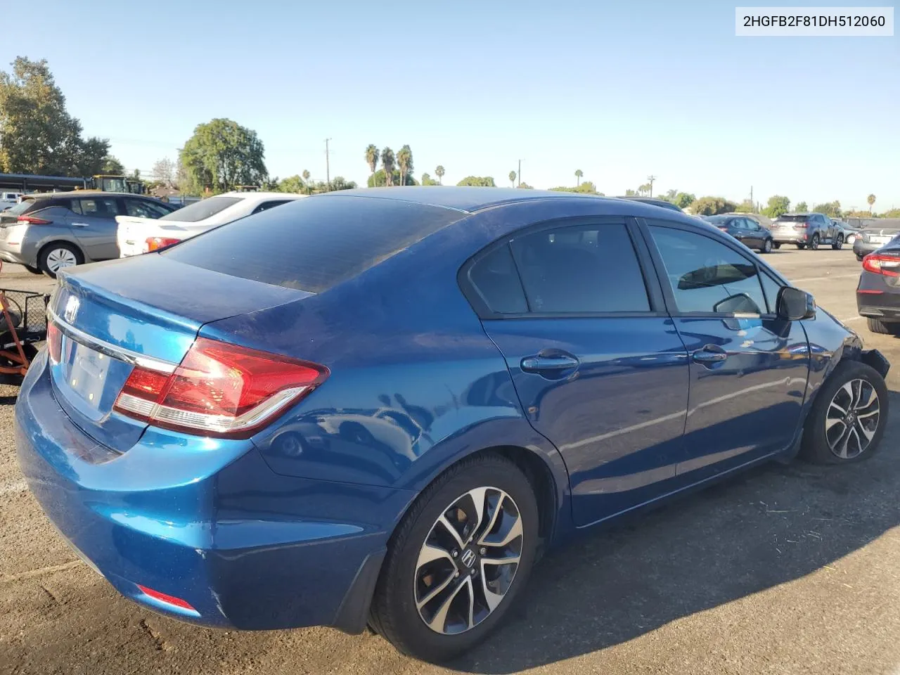 2HGFB2F81DH512060 2013 Honda Civic Ex