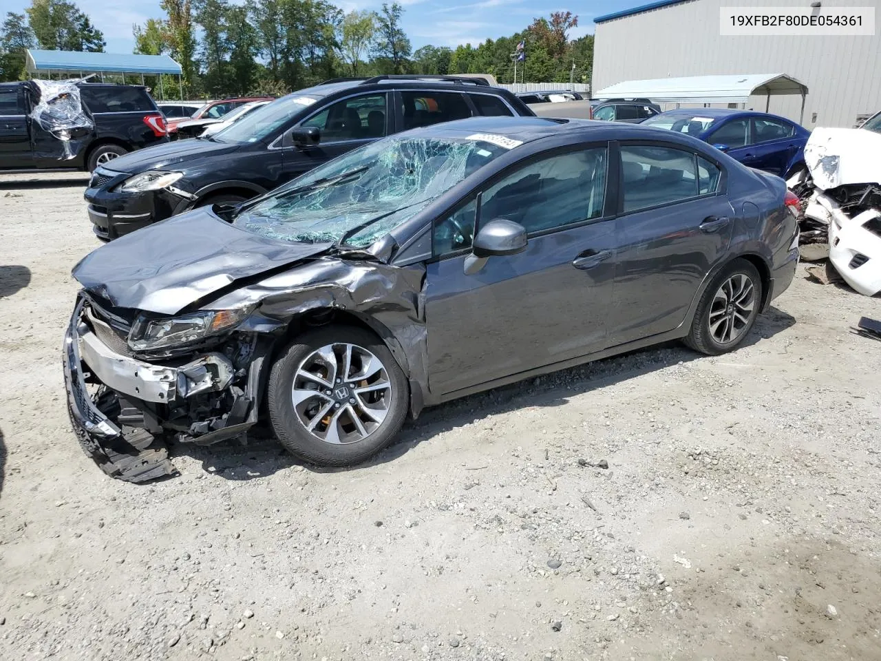 2013 Honda Civic Ex VIN: 19XFB2F80DE054361 Lot: 70333194