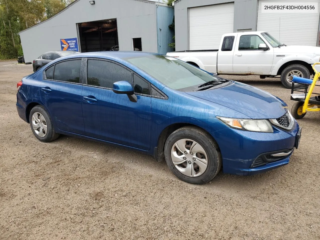 2HGFB2F43DH004556 2013 Honda Civic Lx