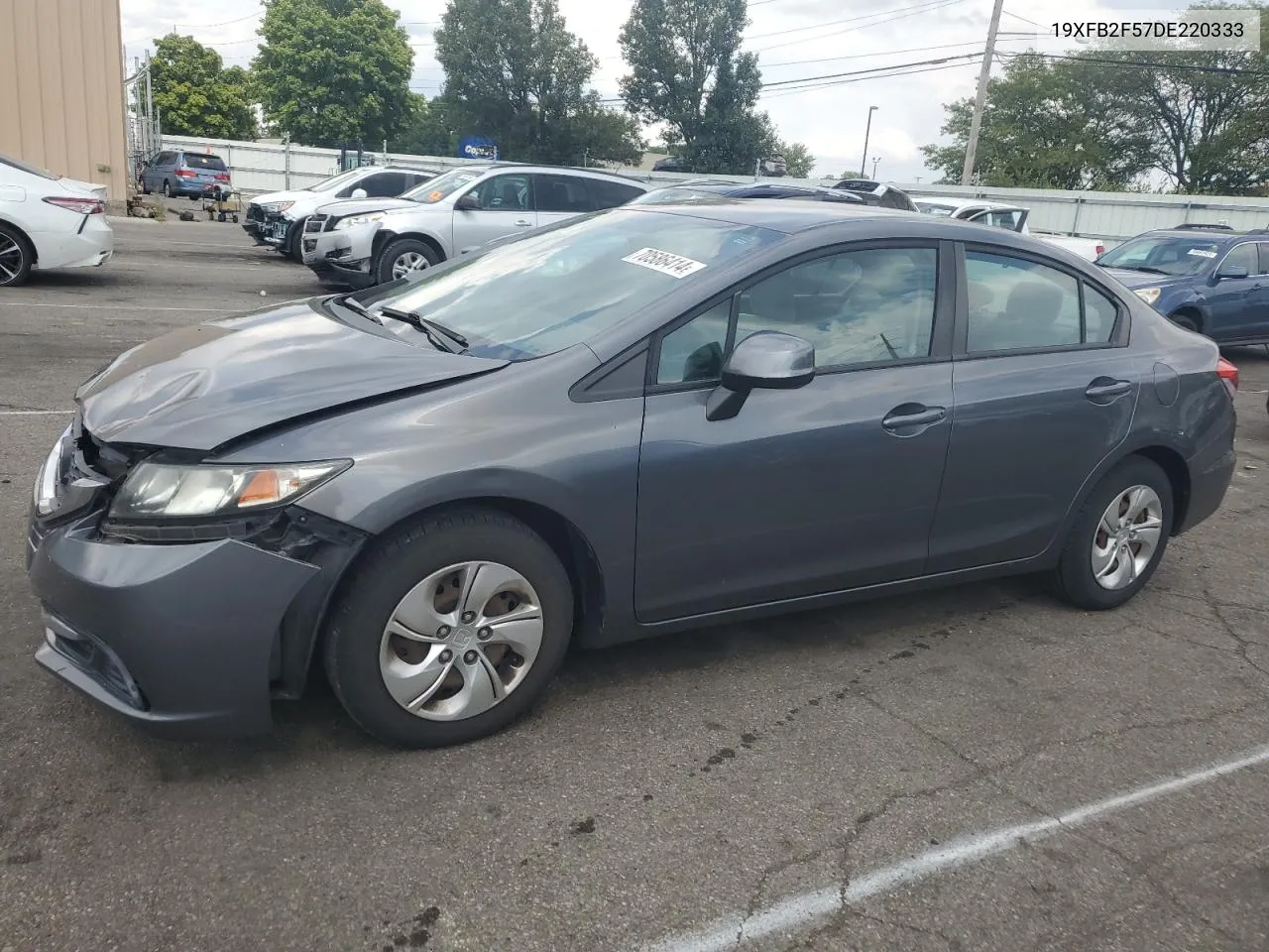 2013 Honda Civic Lx VIN: 19XFB2F57DE220333 Lot: 70586414