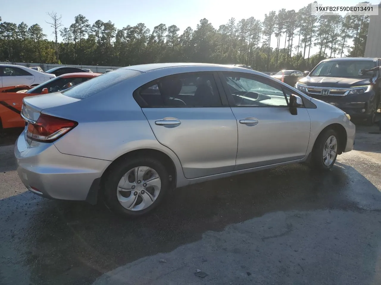 2013 Honda Civic Lx VIN: 19XFB2F59DE013491 Lot: 70698964