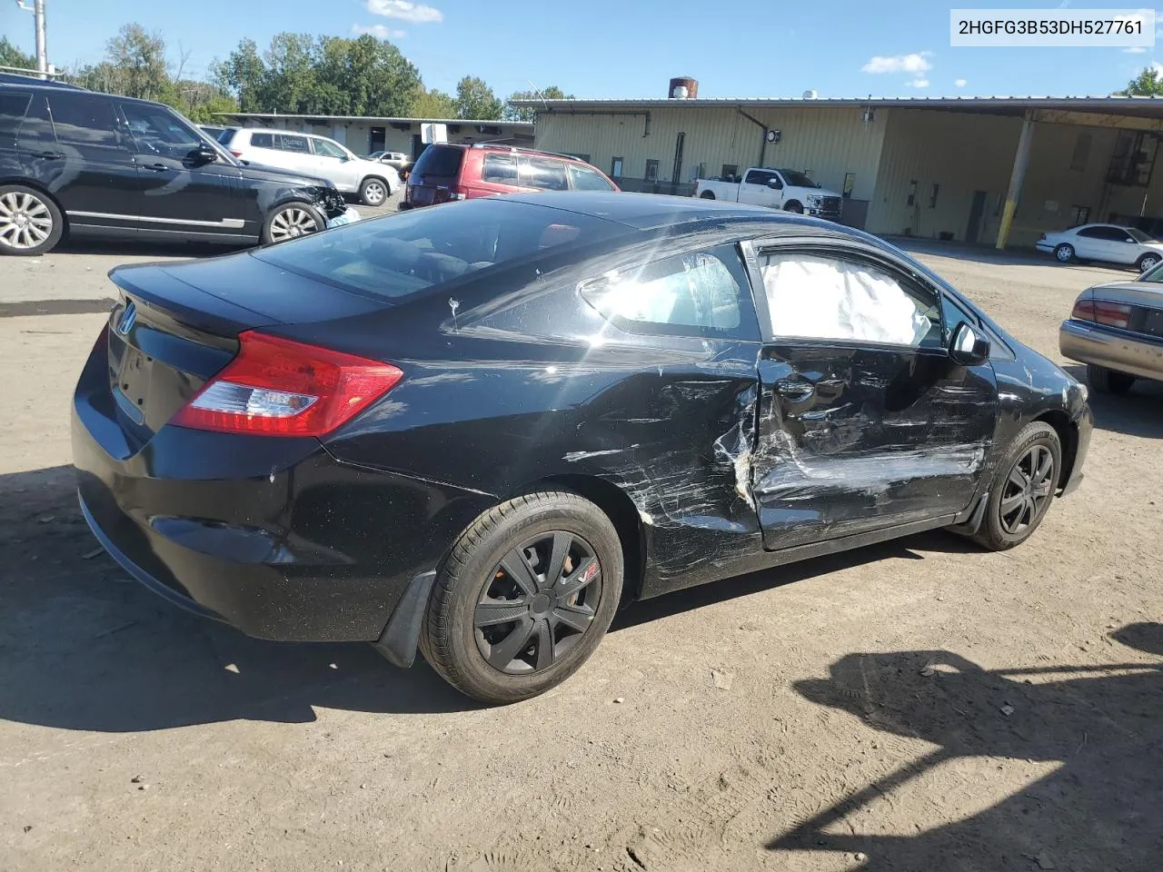 2013 Honda Civic Lx VIN: 2HGFG3B53DH527761 Lot: 70784624