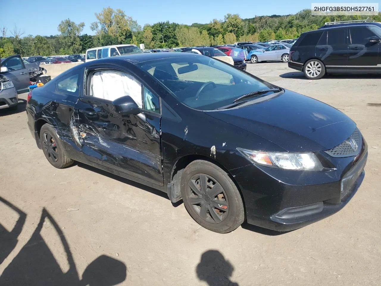 2013 Honda Civic Lx VIN: 2HGFG3B53DH527761 Lot: 70784624