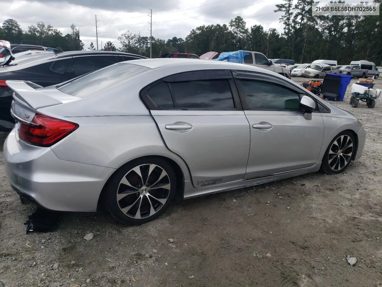 2013 Honda Civic Si VIN: 2HGFB6E58DH702565 Lot: 70866454