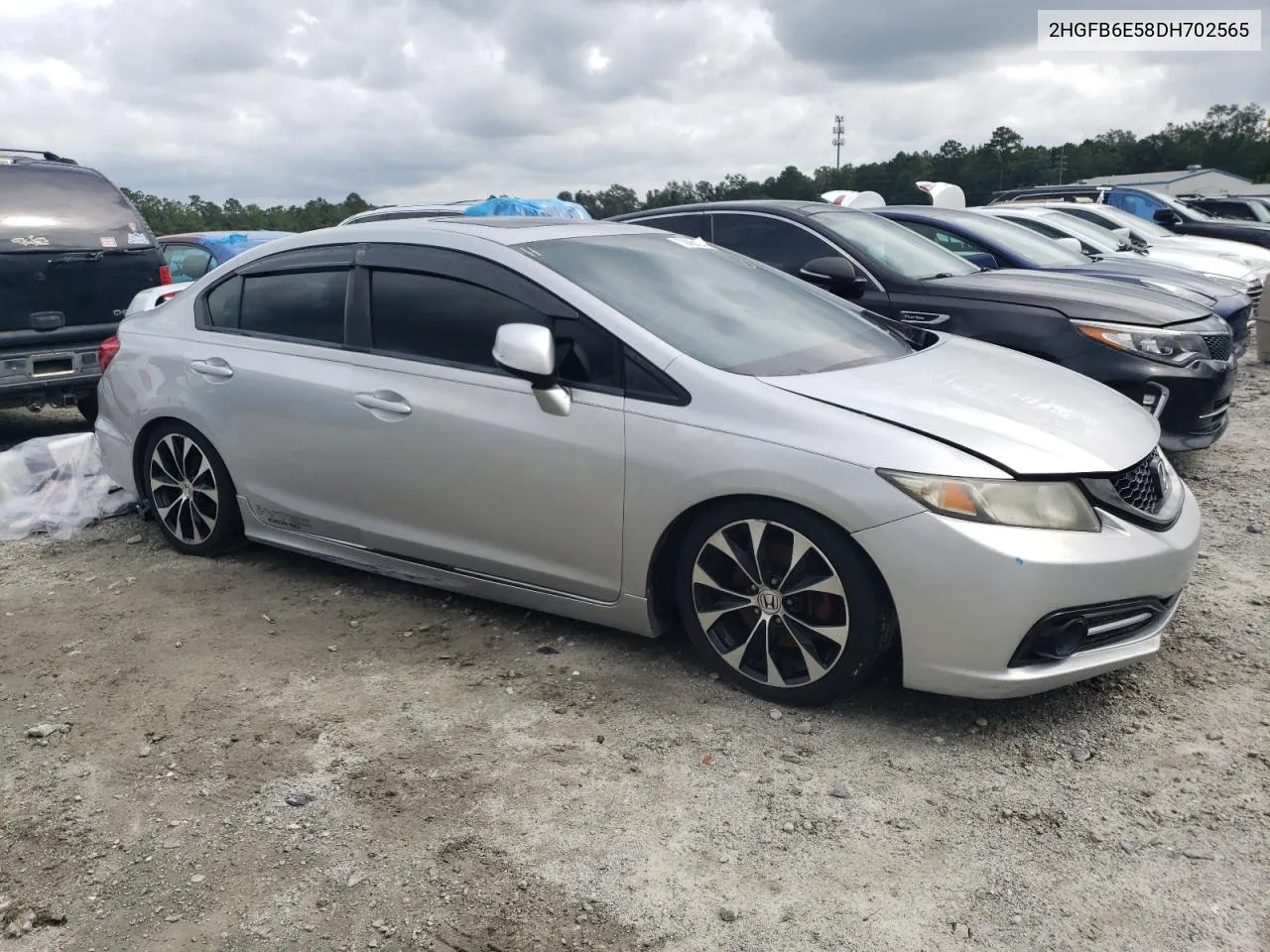 2013 Honda Civic Si VIN: 2HGFB6E58DH702565 Lot: 70866454