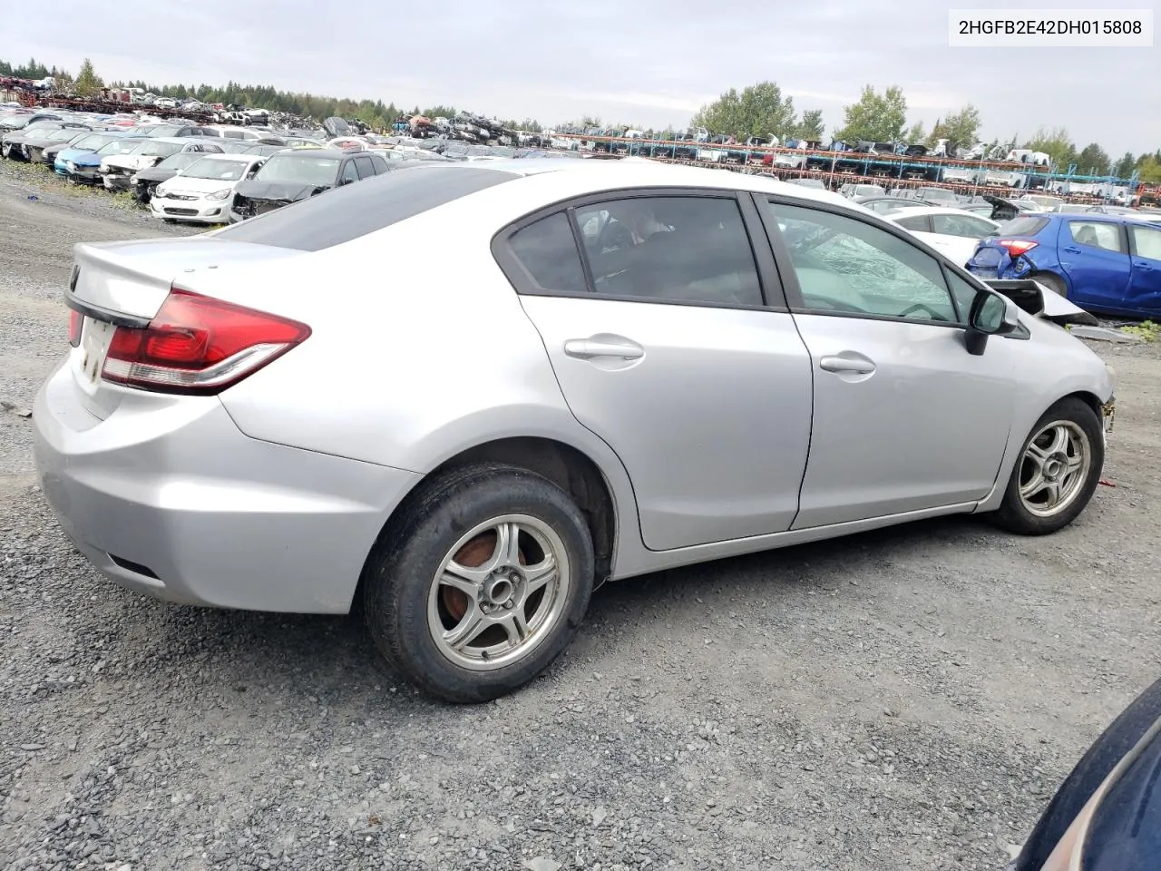 2013 Honda Civic Lx VIN: 2HGFB2E42DH015808 Lot: 70983064