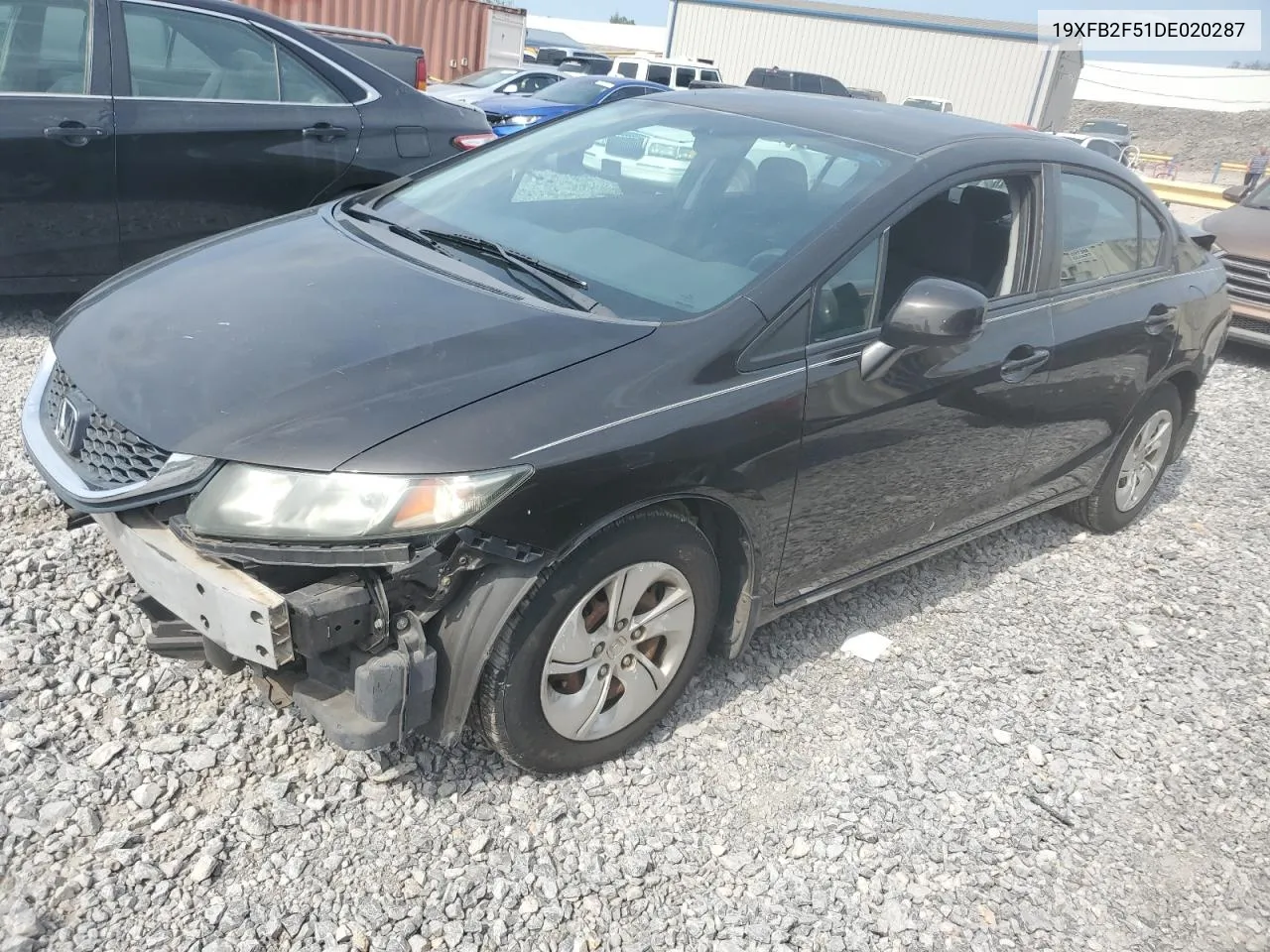 2013 Honda Civic Lx VIN: 19XFB2F51DE020287 Lot: 71059404