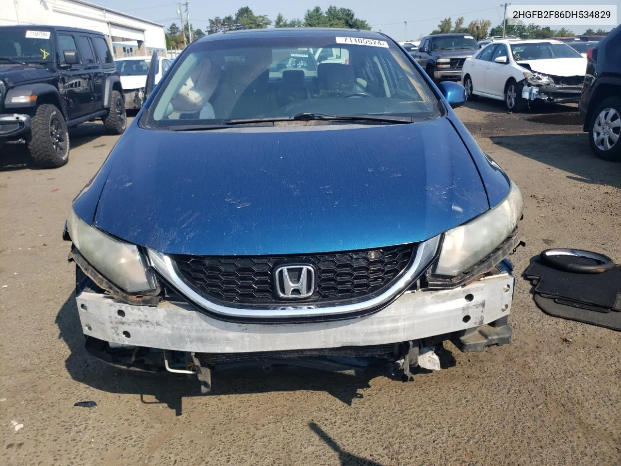 2HGFB2F86DH534829 2013 Honda Civic Ex