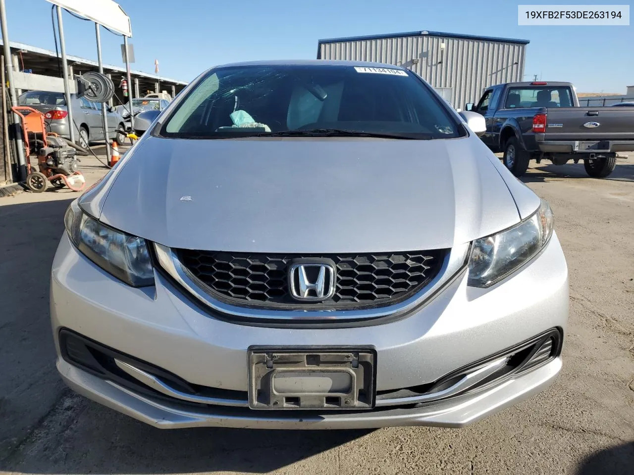 2013 Honda Civic Lx VIN: 19XFB2F53DE263194 Lot: 71134104