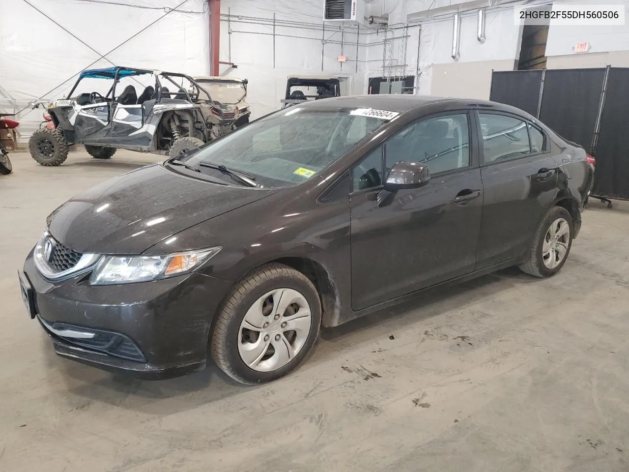 2013 Honda Civic Lx VIN: 2HGFB2F55DH560506 Lot: 71266604