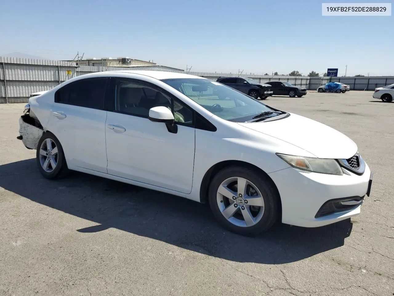 2013 Honda Civic Lx VIN: 19XFB2F52DE288829 Lot: 71283014