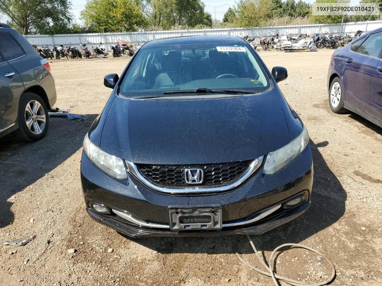 2013 Honda Civic Exl VIN: 19XFB2F92DE010421 Lot: 71312364