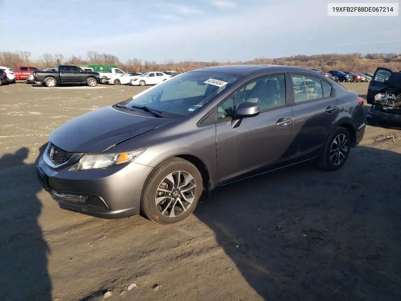 2013 Honda Civic Ex VIN: 19XFB2F88DE067214 Lot: 71401274