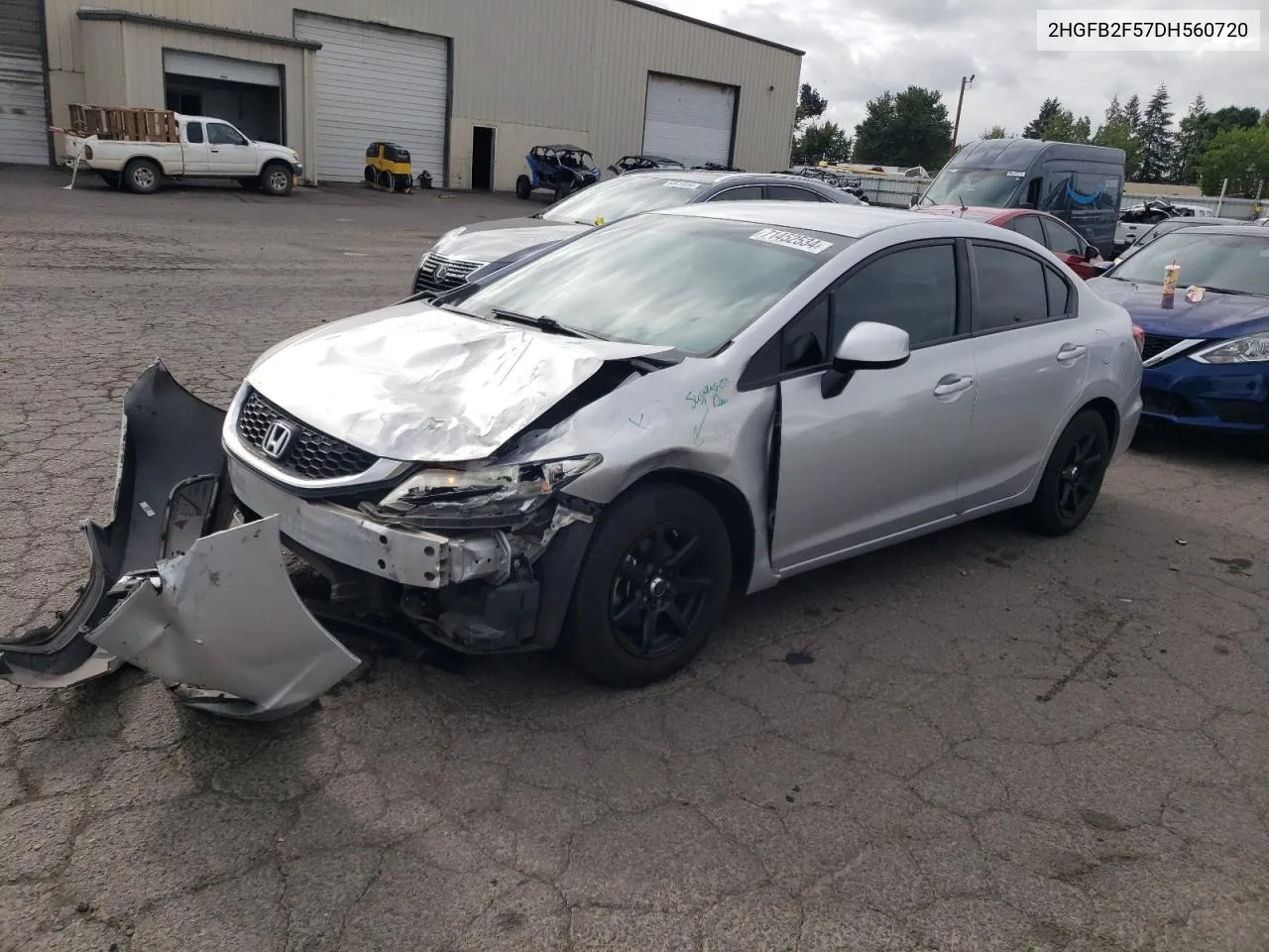 2HGFB2F57DH560720 2013 Honda Civic Lx