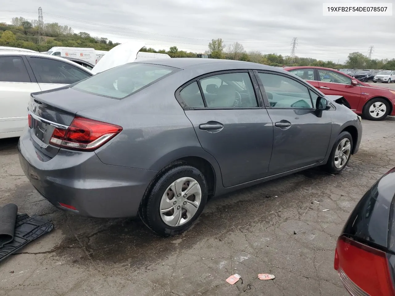 2013 Honda Civic Lx VIN: 19XFB2F54DE078507 Lot: 71677804