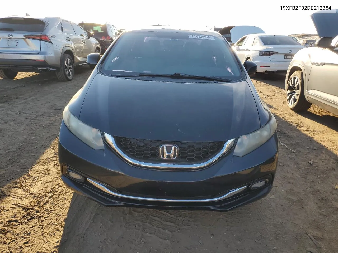 2013 Honda Civic Exl VIN: 19XFB2F92DE212384 Lot: 71685854