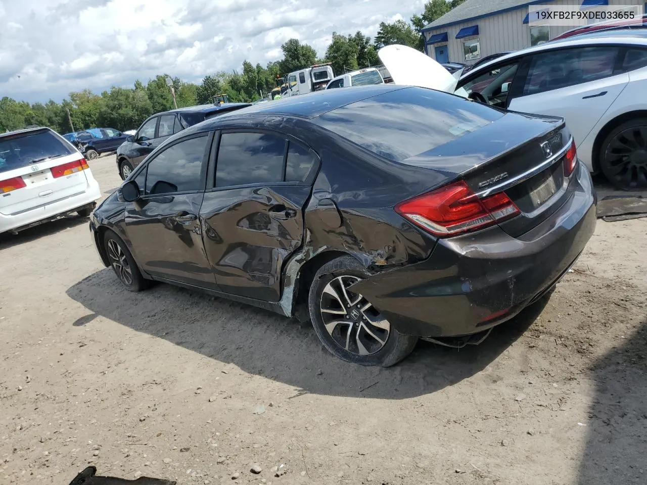 2013 Honda Civic Exl VIN: 19XFB2F9XDE033655 Lot: 71718644