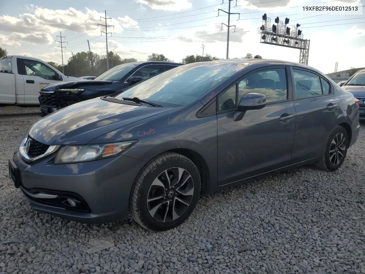 2013 Honda Civic Exl VIN: 19XFB2F96DE012513 Lot: 71724204