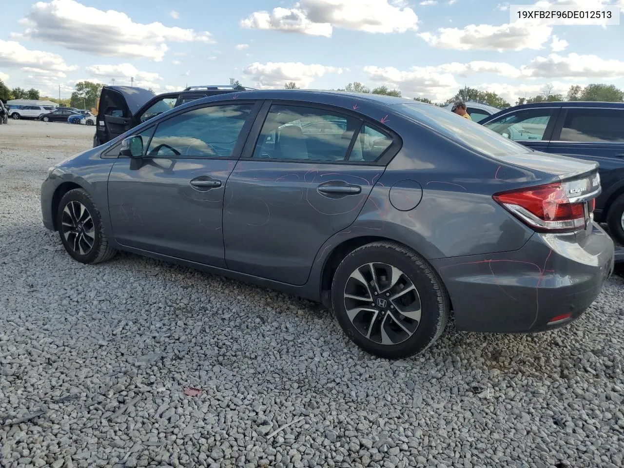 2013 Honda Civic Exl VIN: 19XFB2F96DE012513 Lot: 71724204