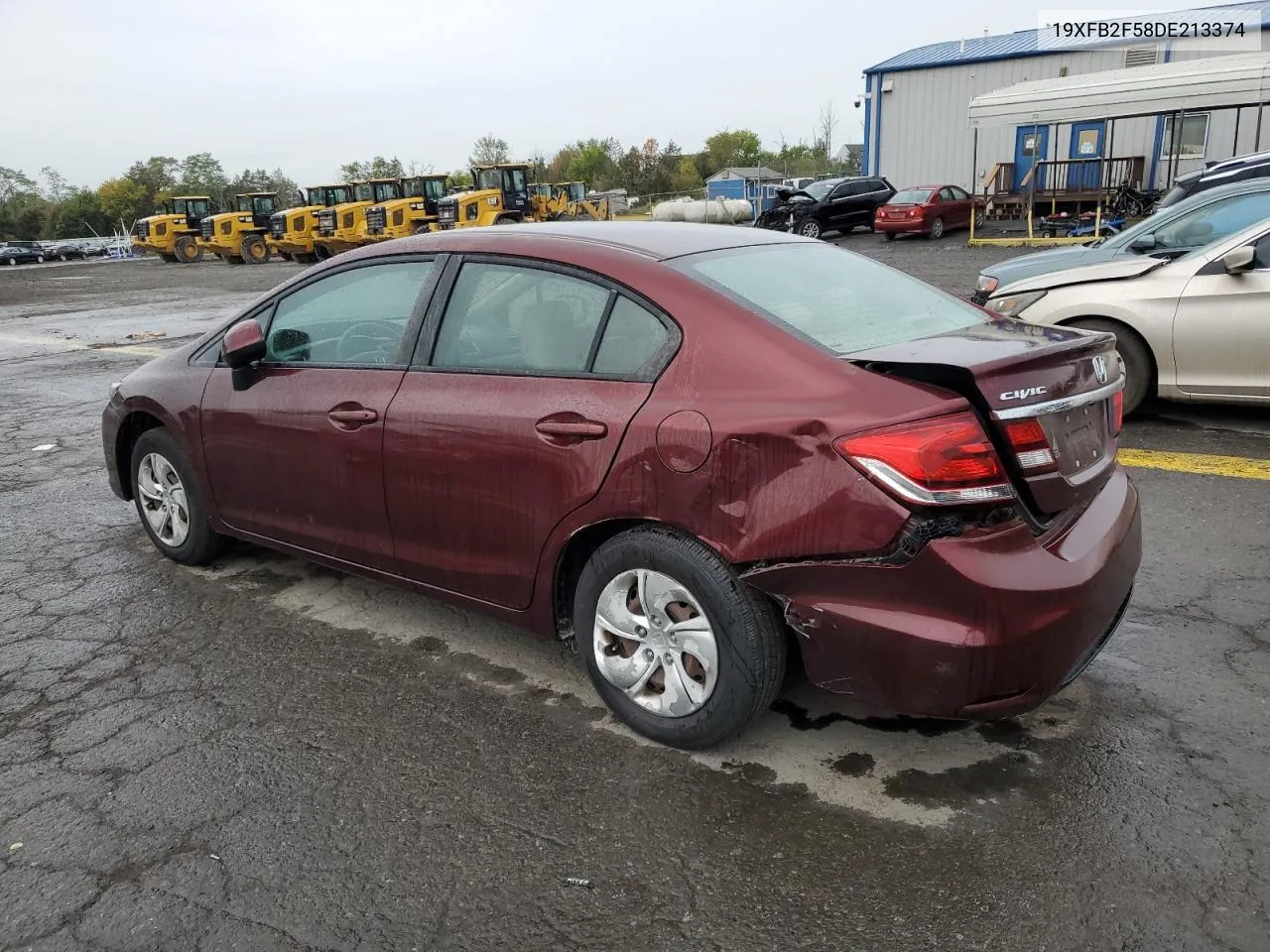 2013 Honda Civic Lx VIN: 19XFB2F58DE213374 Lot: 71968974