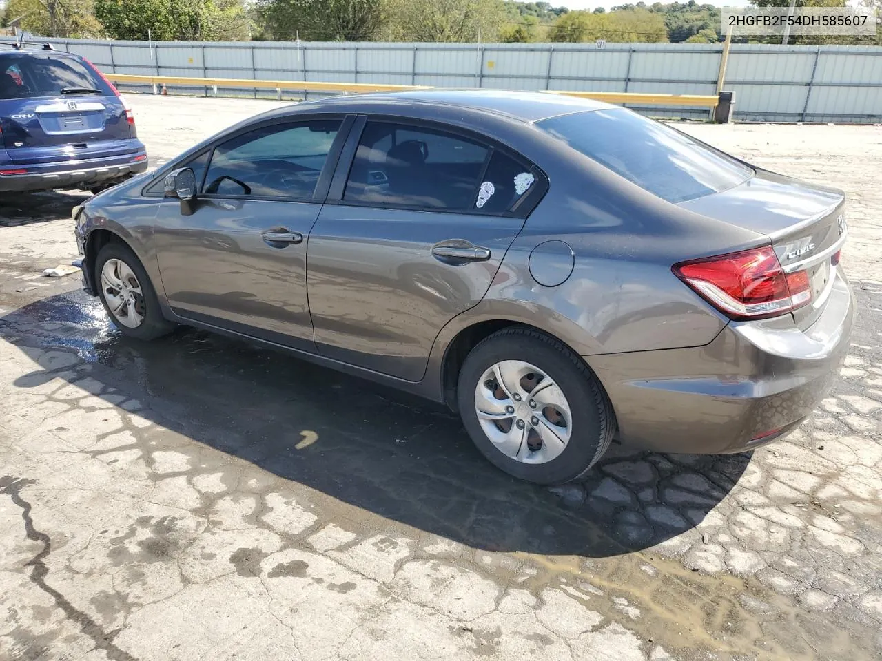 2013 Honda Civic Lx VIN: 2HGFB2F54DH585607 Lot: 72252364