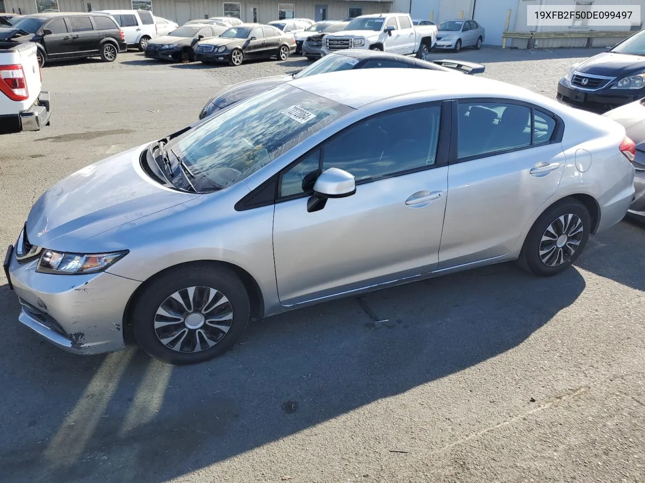 2013 Honda Civic Lx VIN: 19XFB2F50DE099497 Lot: 72272064