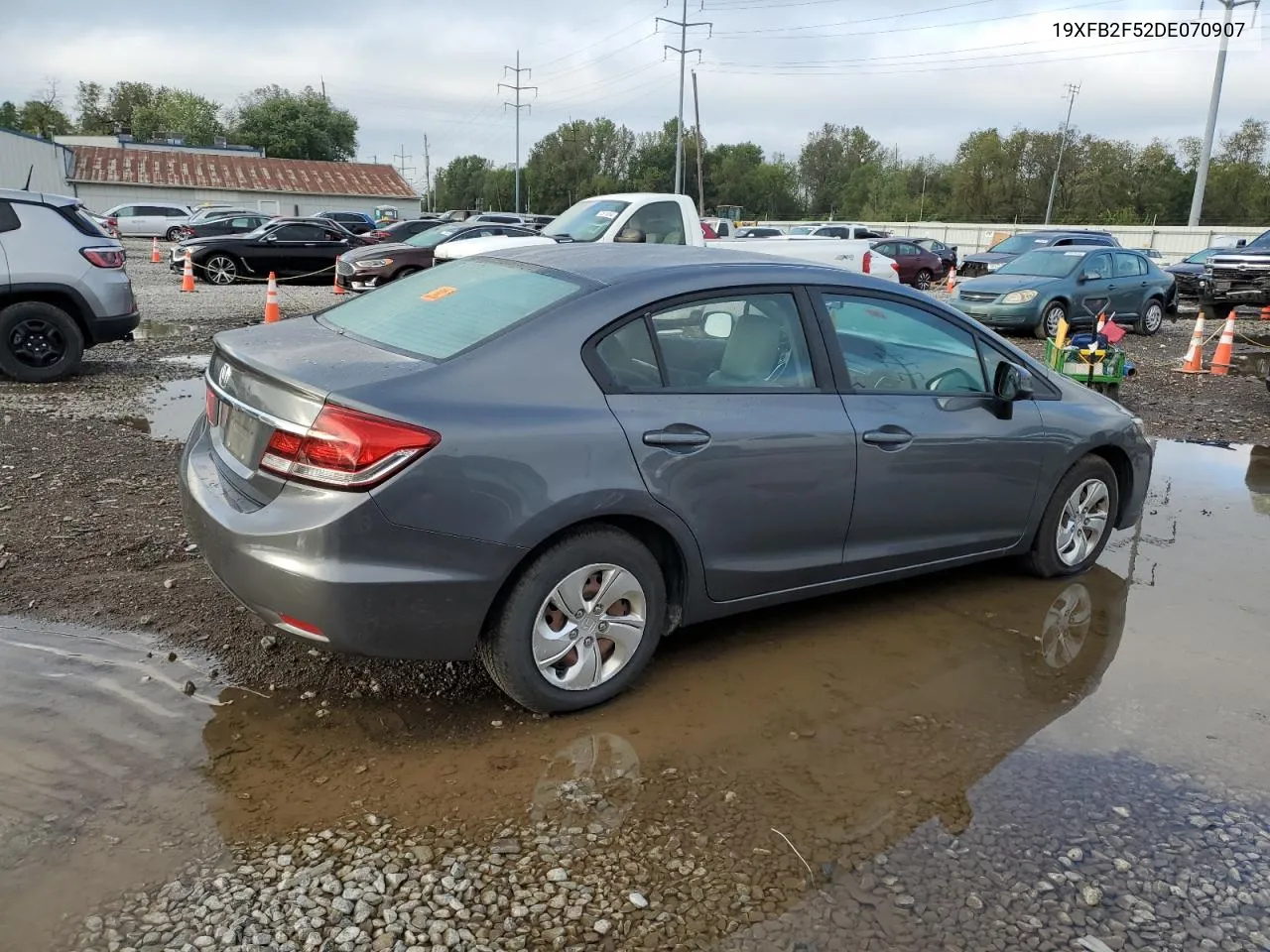 2013 Honda Civic Lx VIN: 19XFB2F52DE070907 Lot: 72876664