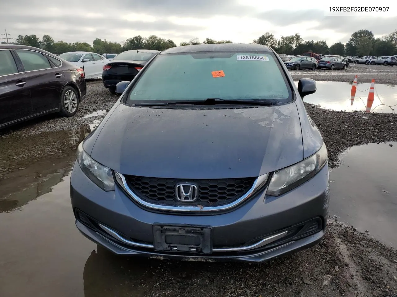 2013 Honda Civic Lx VIN: 19XFB2F52DE070907 Lot: 72876664